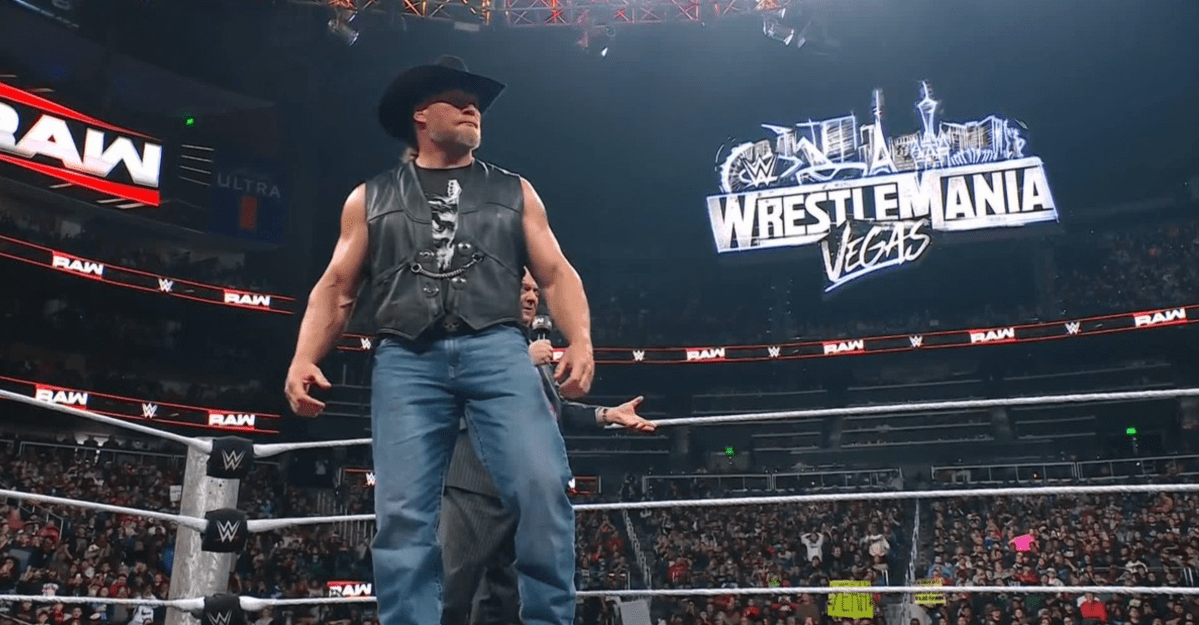 Brock Lesnar open challenge for WrestleMania? Sure!