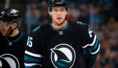 San Jose Sharks' Shakir Mukhamadullin unhappy with season to date