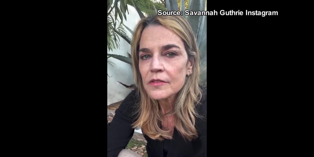 “We still have hope:” Savannah Guthrie shares new video