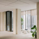 Sentier Offices / COVE Architectes + CALQ Architecture - Interior Photography, Lighting, Glass, Chair, Column