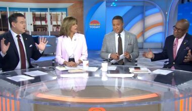 Carson Daly, Hoda Kotb, Craig Melvin, and Al Roker on the February 27, 2026, episode of NBC