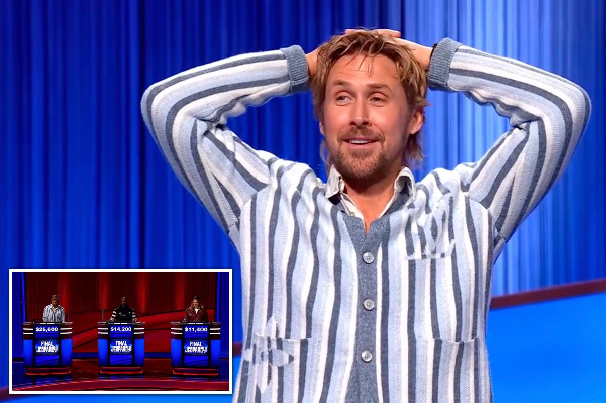 Ryan Gosling throws a 'Hail Mary' on this 'Jeopardy!' parody