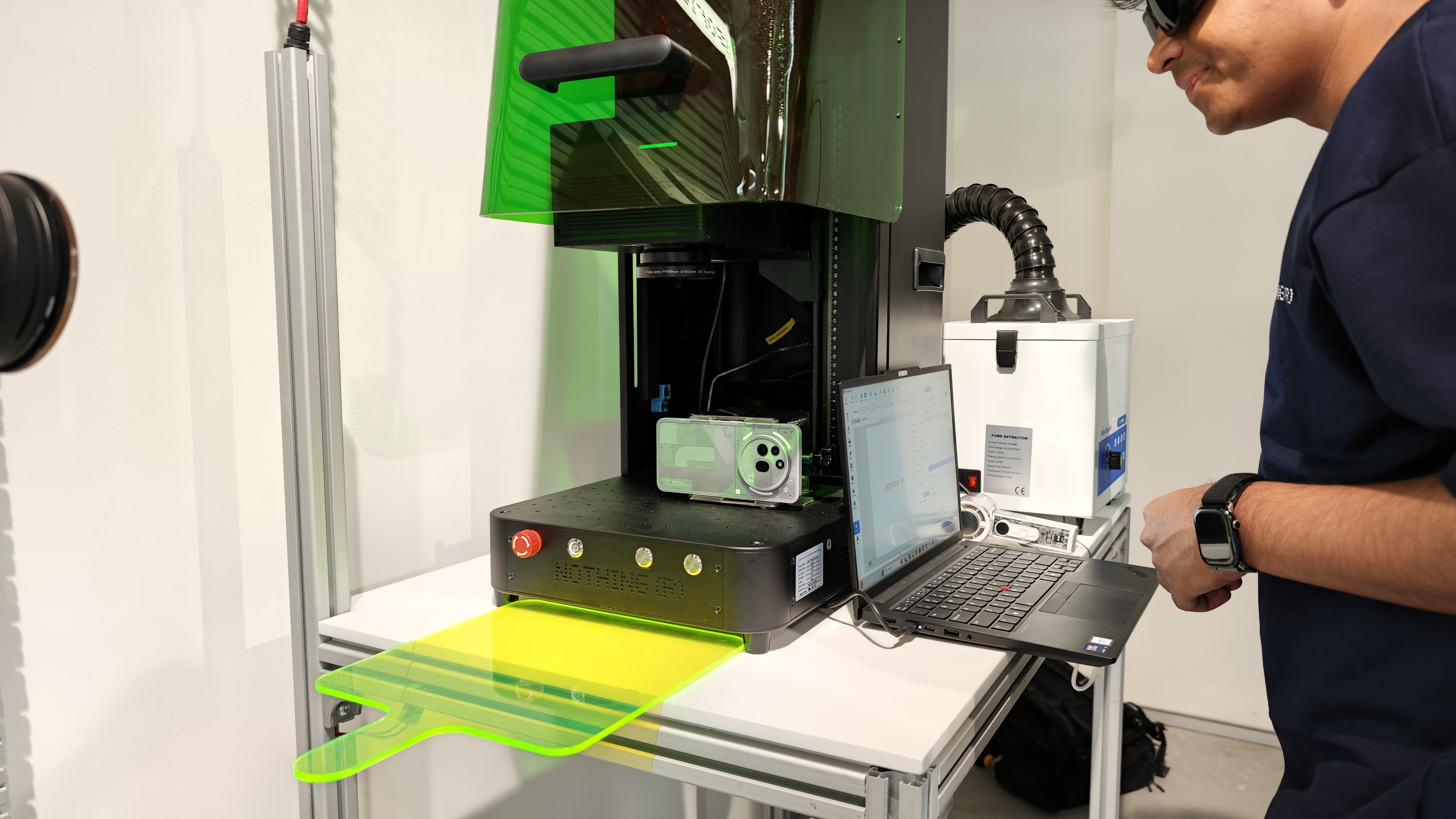 Photos of Nothing's retail store in Bengaluru, India