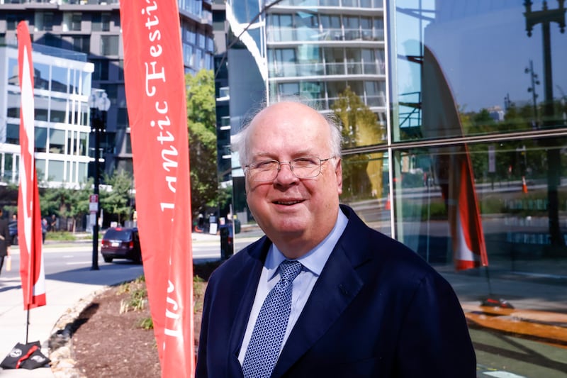 WASHINGTON, DC - SEPTEMBER 20: Karl Rove attends The Atlantic Festival 2024 on September 20, 2024 in Washington, DC.  (Photo by Paul Morigi/Getty Images for The Atlantic)