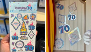 Toy Story Midway Mania-Inspired Disneyland 70th Anniversary Holographic Sticker Sheets