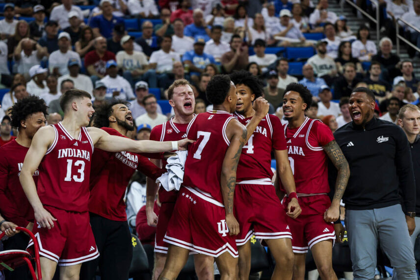 Photos from IU basketball's win at UCLA.
