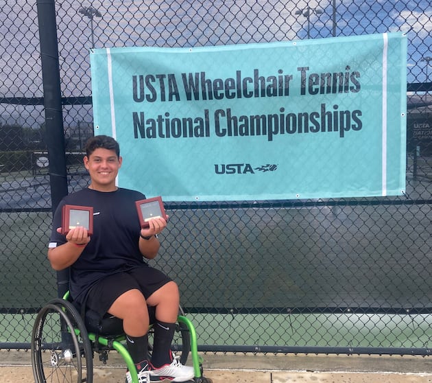 Meet Matt Nadauld, a rising star in the wheelchair tennis world – Deseret News