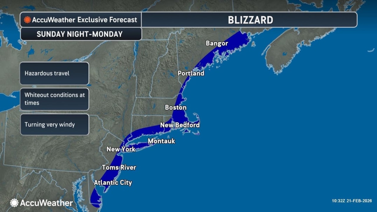 N.J. weather: Up to 20 inches of snow, blizzard warning with 55 mph winds