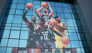 Basketball Africa League collage of players