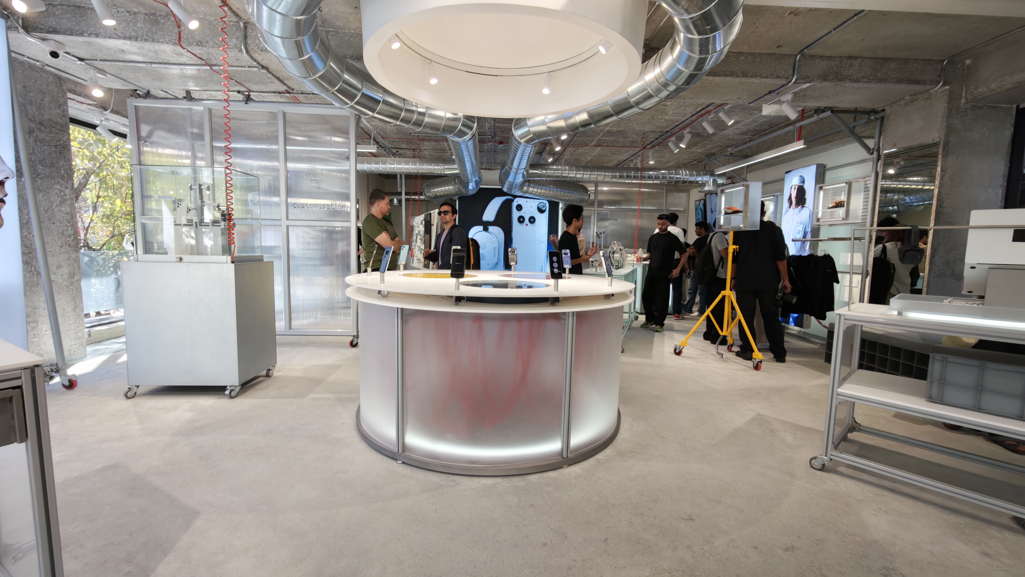 Photos of Nothing's retail store in Bengaluru, India