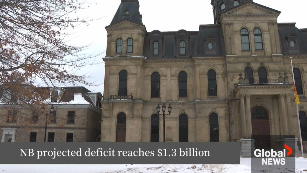 Click to play video: 'New Brunswick projects record $1.3 billion budget deficit'