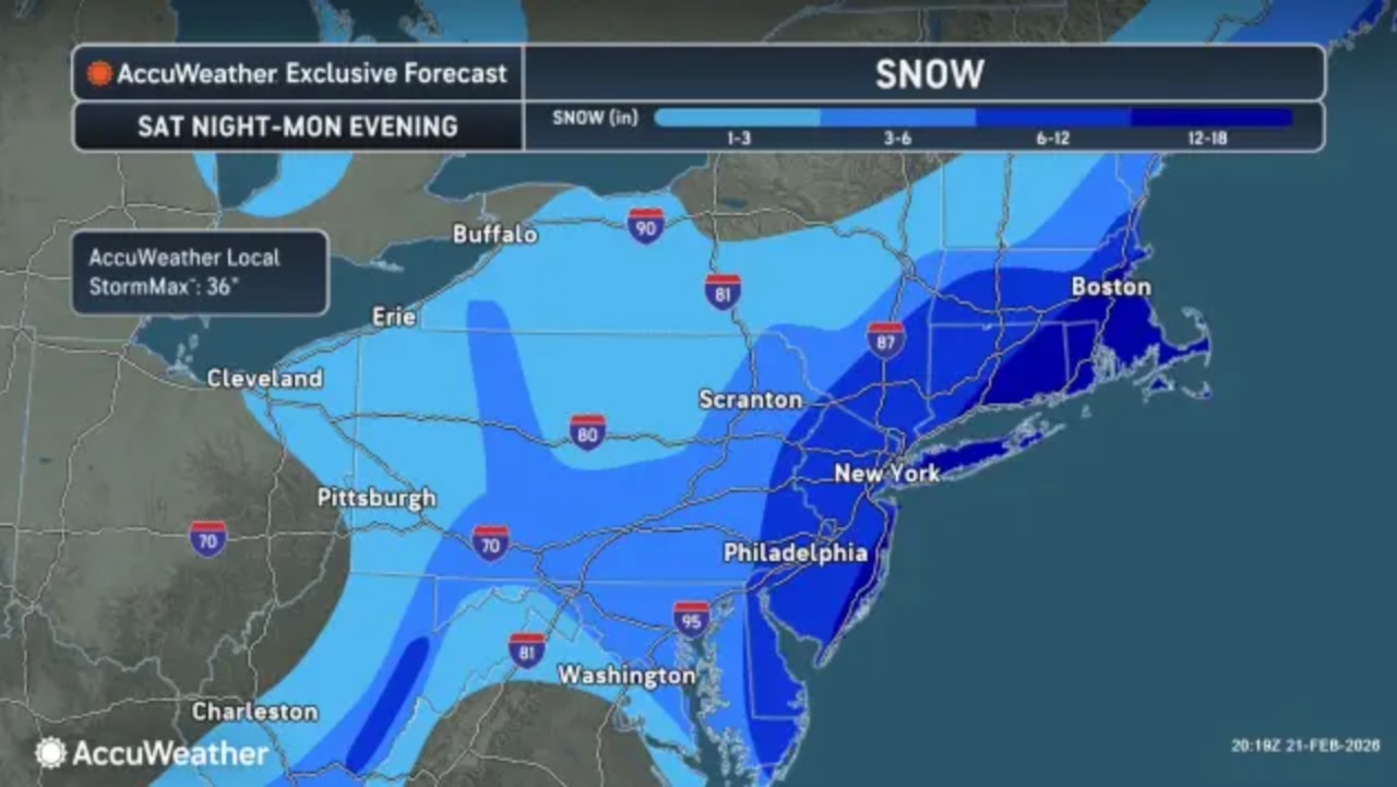 N.J. weather: Max snow forecast jumps to 2 feet for monster nor'easter blizzard
