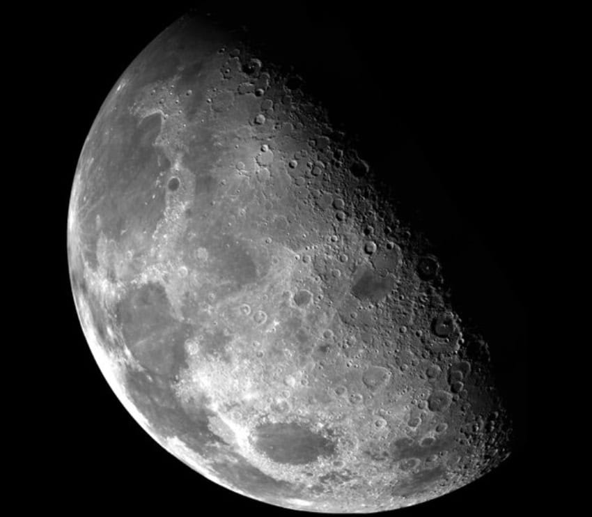 Daguerreotype of the moon