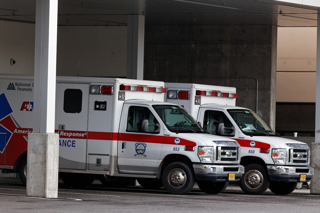 AMR Ambulances at Legacy Emanuel