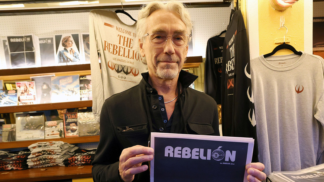 Tony Gilroy attends Rebelión: An Andor Event at Are We On Air in Hollywood, CA on August 15, 2025.
