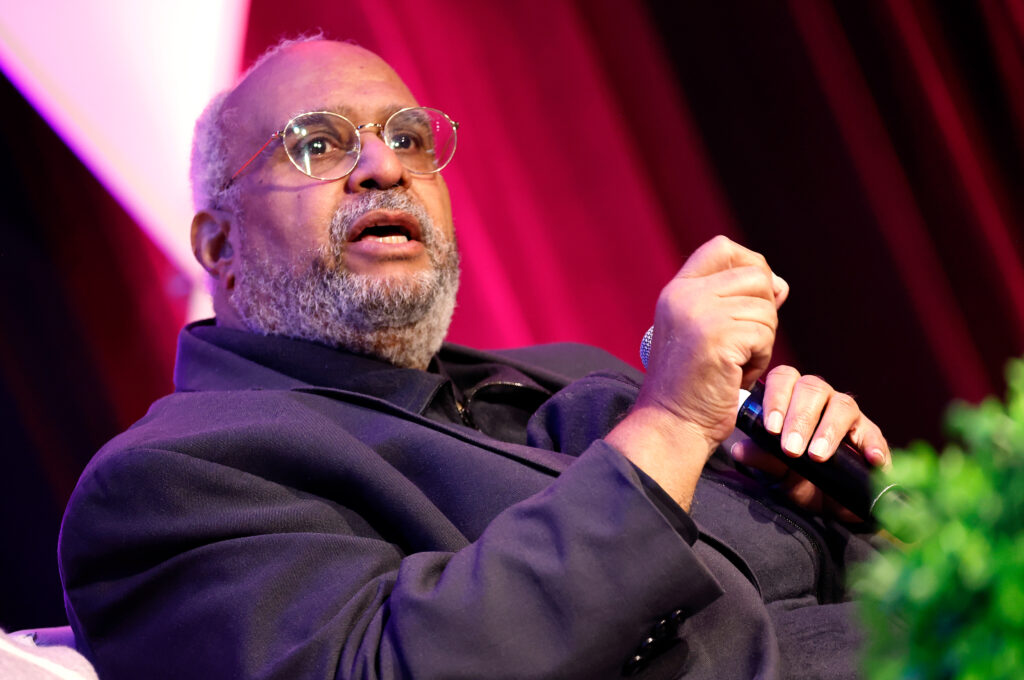 Georges Benjamin, executive director of the American Public Health Association, speaks at the Health Action Conference on Jan. 22 in Washington, D.C. The American Public Health Association is among several health organizations involved in the suit. Credit: Paul Morigi/Getty Images for Community Catalyst