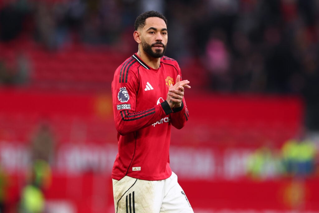 Matheus Cunha walks off after a victory