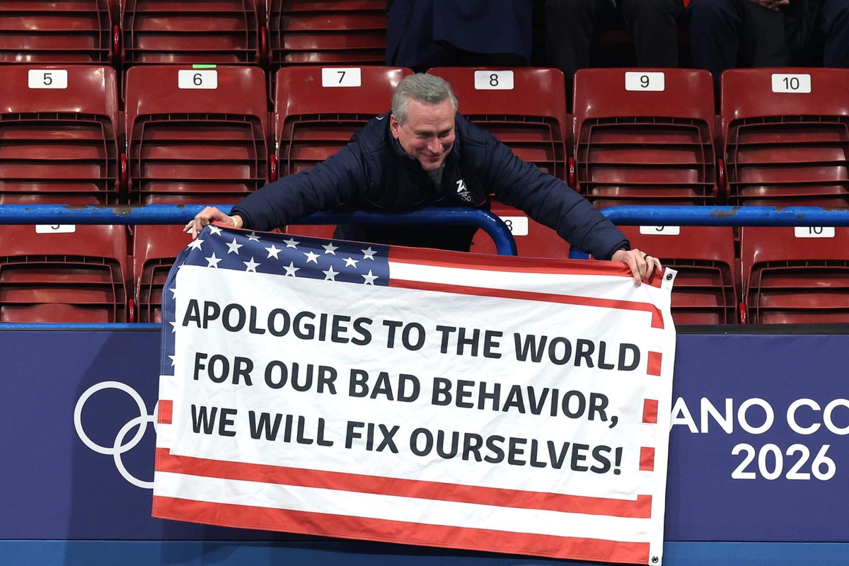 As political talk rages in Milan, U.S. athletes are answering for their country