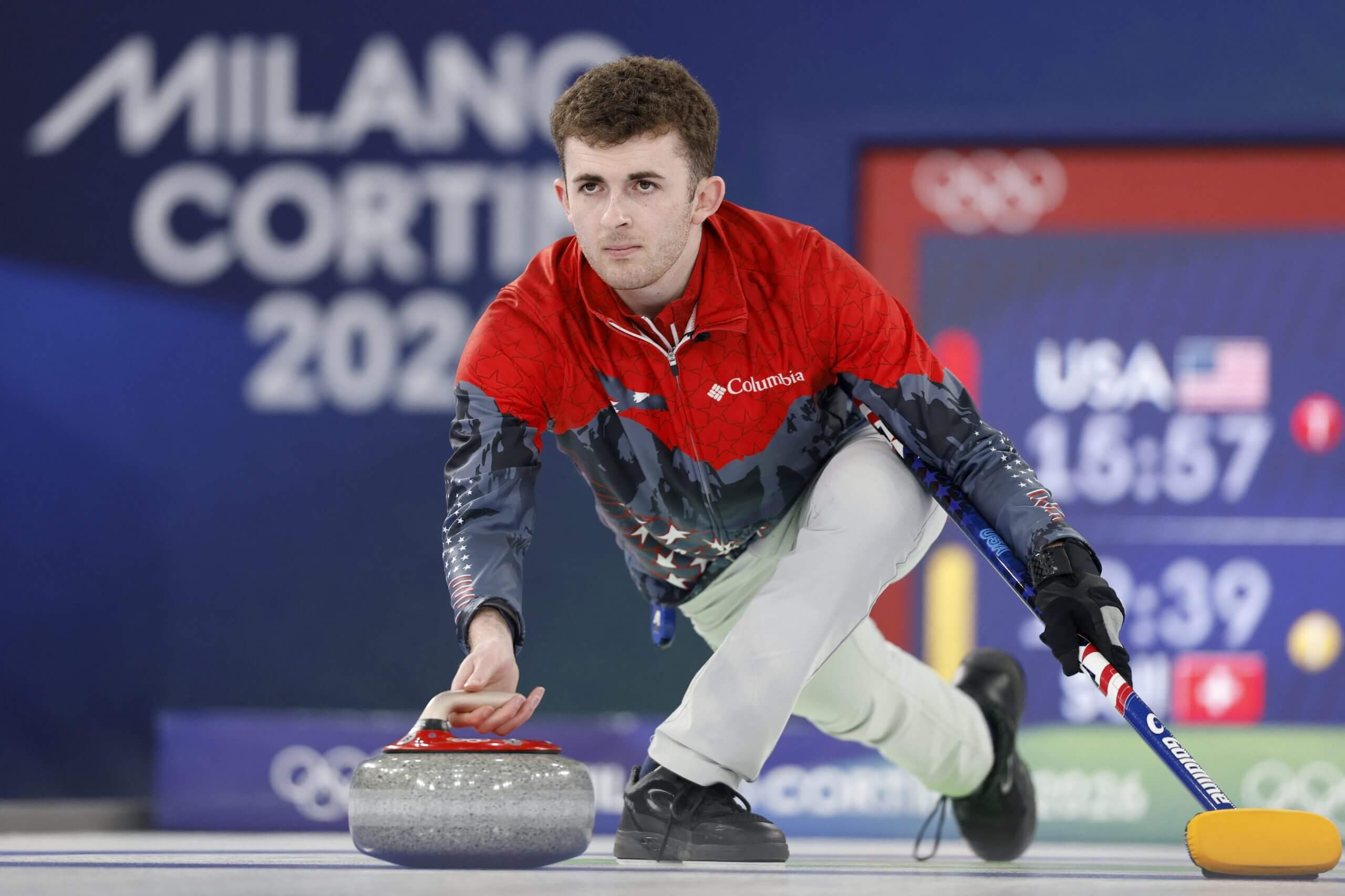 US men's curler Danny Casper