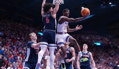 How No. 9 Kansas handed No. 1 Arizona its first loss even without star Darryn Peterson