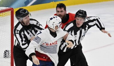 Pierre Crinon suspended by French hockey federation after Tom Wilson fight