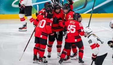 Canada women’s hockey team advances to Olympic gold medal game as Poulin makes history