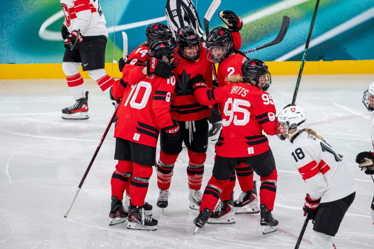 Canada women’s hockey team advances to Olympic gold medal game as Poulin makes history