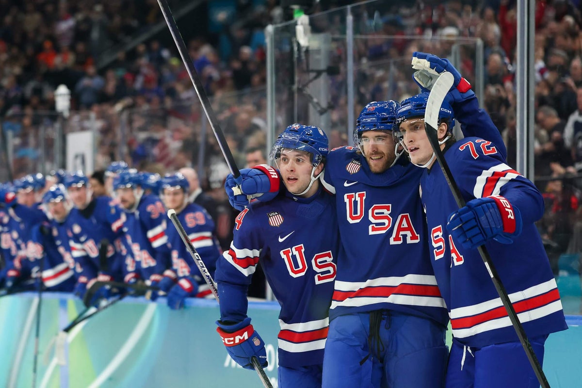 USA escapes Denmark in men’s Olympic hockey but Jeremy Swayman struggles