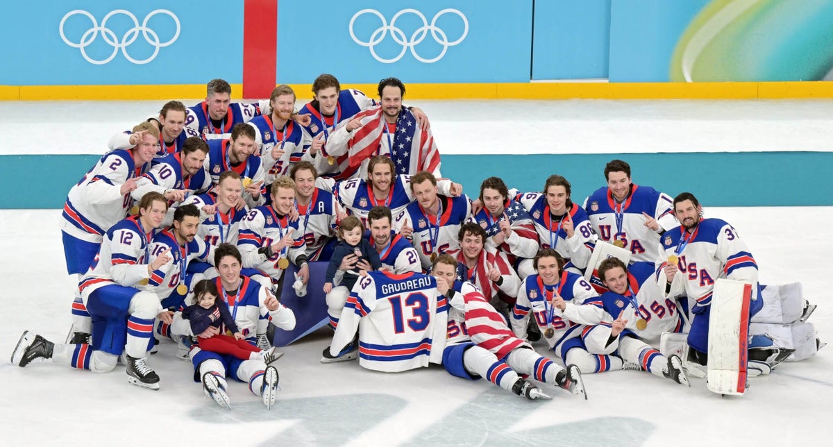 How Team USA honored late Johnny and Matthew Gaudreau with Olympic gold medal win