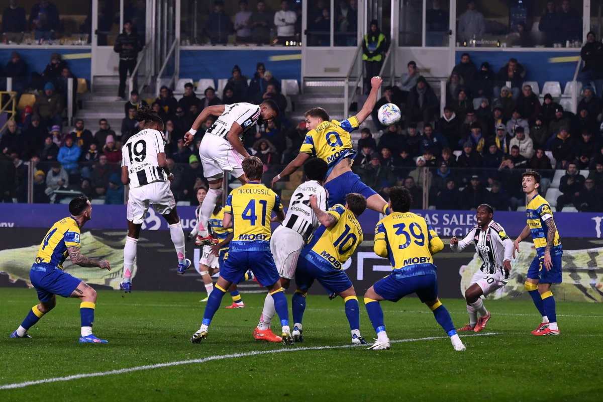 PARMA, ITALY - FEBRUARY 01: Bremer of Juventus scores his team