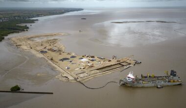 A BYD vessel docks at the Itajai port in Santa Catarina, Brazil.