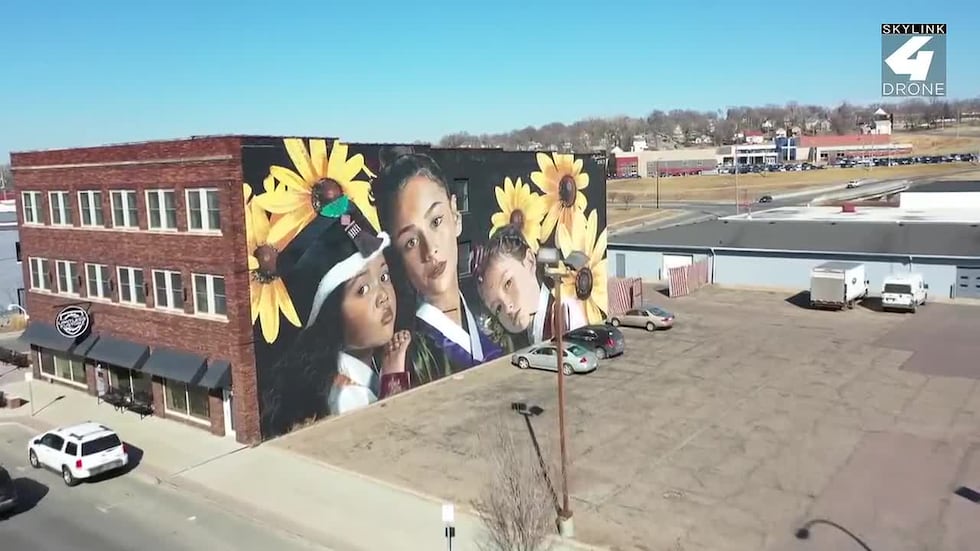 Mural on 7th Street in Sioux City.