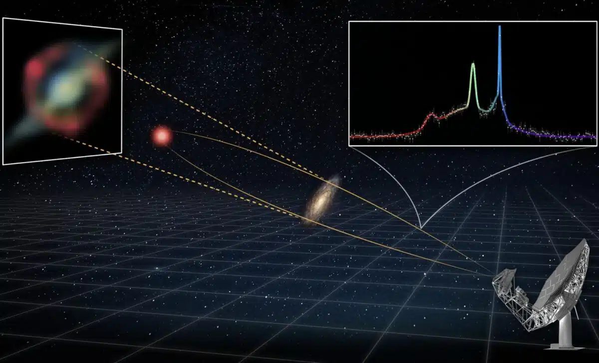 Illustration Of The Record Breaking Cosmic Microwave Laser