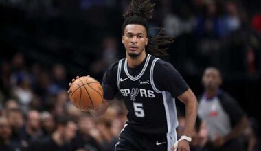Spurs’ Stephon Castle wins Western Conference Player of the Week award after 40-point triple-double