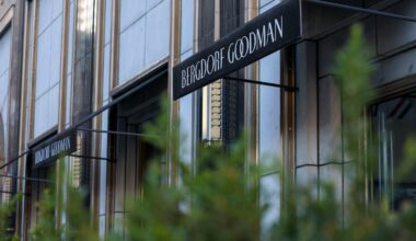 The Bergdorf Goodman luxury department store on Fifth Avenue is pictured in New York on January 13, 2026. US media reported on January 13 that Sak's Global CEO Richard Baker is departing his job. Sak's Global is the parent comany of Bergdorf Goodman.