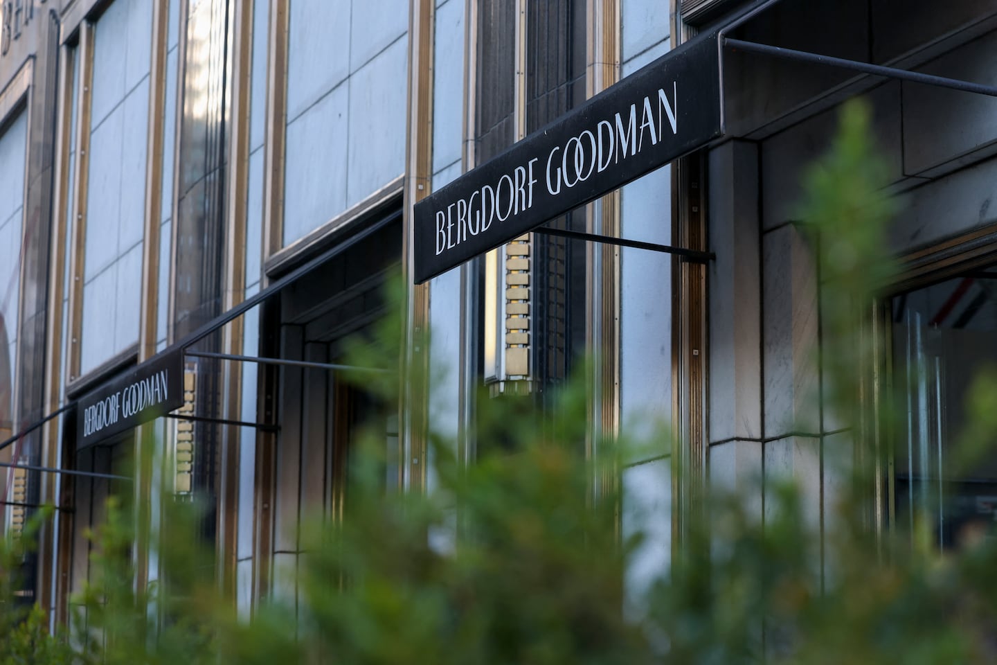 The Bergdorf Goodman luxury department store on Fifth Avenue is pictured in New York on January 13, 2026. US media reported on January 13 that Sak's Global CEO Richard Baker is departing his job. Sak's Global is the parent comany of Bergdorf Goodman.