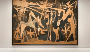 Wifredo Lam, "Grande Composition (Large Composition)," 1949. At the Museum of Modern Art's "Wifredo Lam: When I Don't Sleep, I Dream."