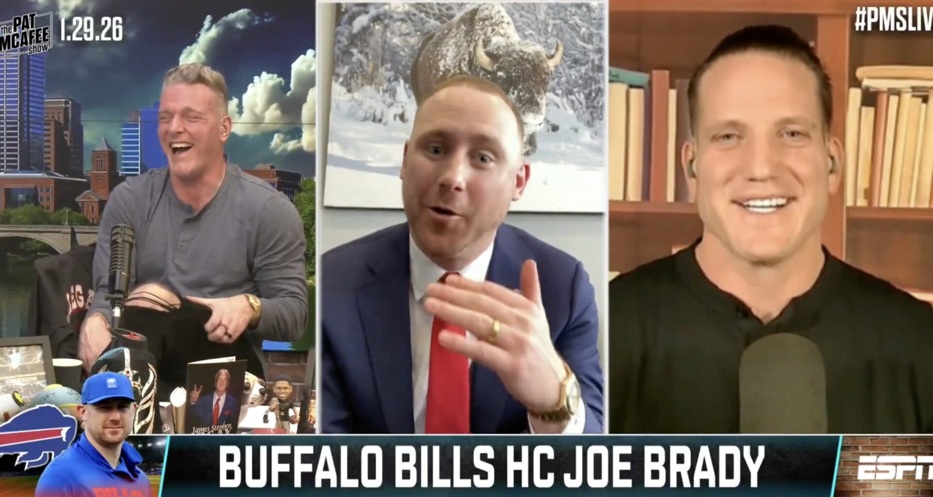 Joe Brady regrets comment he made on 'The Pat McAfee Show'