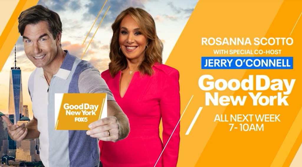 Jerry O'Connell & Rosanna Scotto May Host Talk Show For Fox Stations