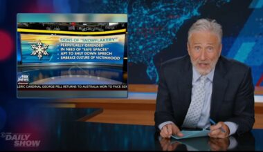 Jon Stewart Mocks MAGA's Victimhood Over Bad Bunny Halftime Performance