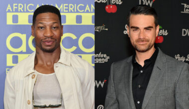 Jonathan Majors and Ben Shapiro