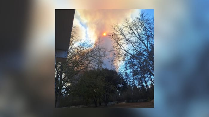 Blown tire believed to spark 120-acre Baker County wildfire amid severe drought conditions