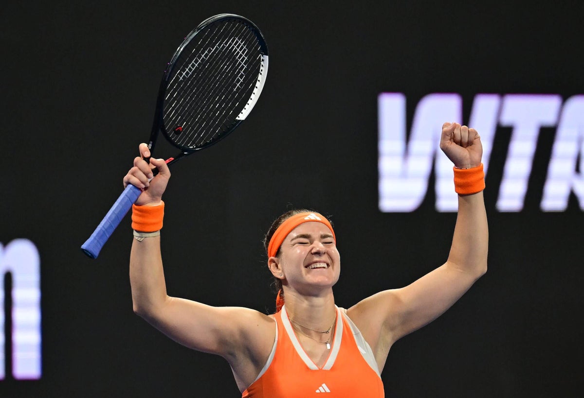 Karolína Muchová glides over all at Qatar Open to win first WTA 1000 title