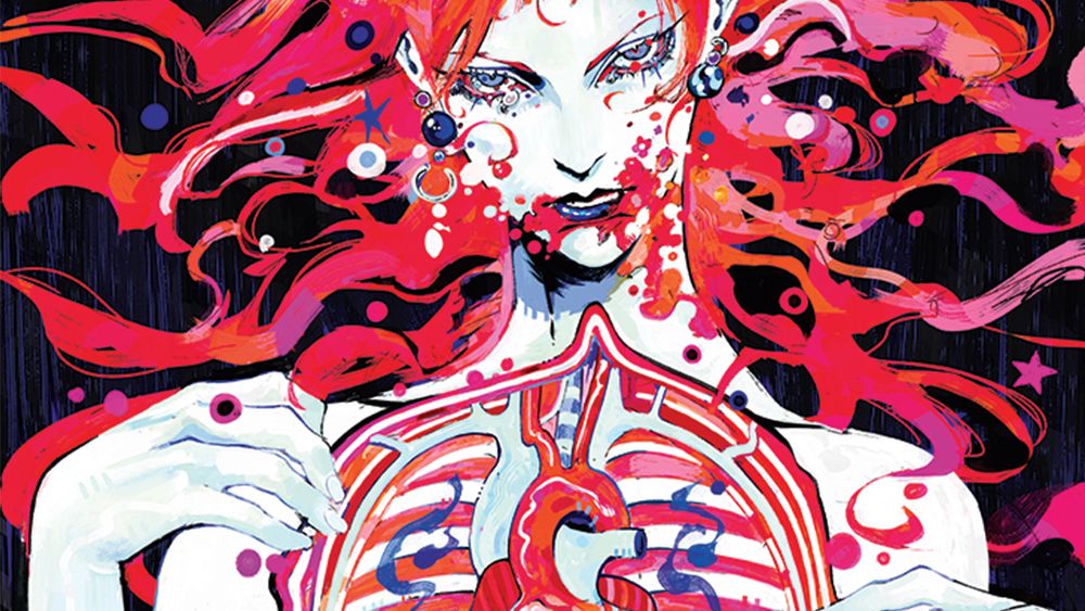 This artist is creating a universe of dragon-eating girls