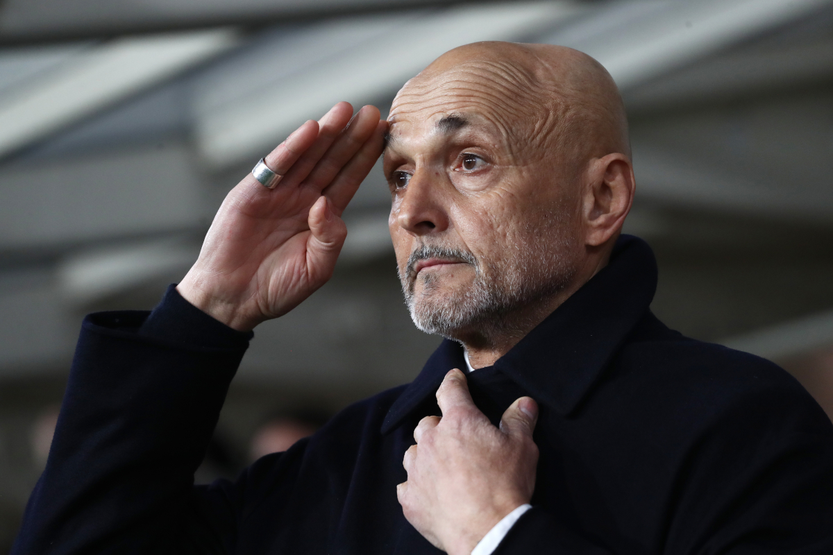 BERGAMO, ITALY - FEBRUARY 05: Luciano Spalletti, Head Coach of Juventus, looks on prior to the Coppa Italia Quarter-Final match between Atalanta BC and Juventus FC at the New Balance Arena on February 05, 2026 in Bergamo, Italy. (Photo by Marco Luzzani/Getty Images)