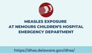 Measles exposure at Nemours Children's Hospital Emergency Department