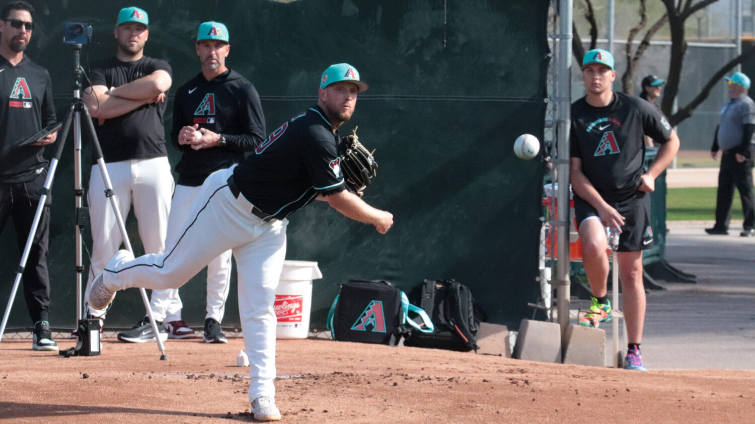 Merrill Kelly of the Diamondbacks...