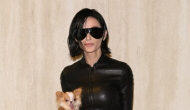 Demi Moore at the Gucci Fall 2026 presentation.