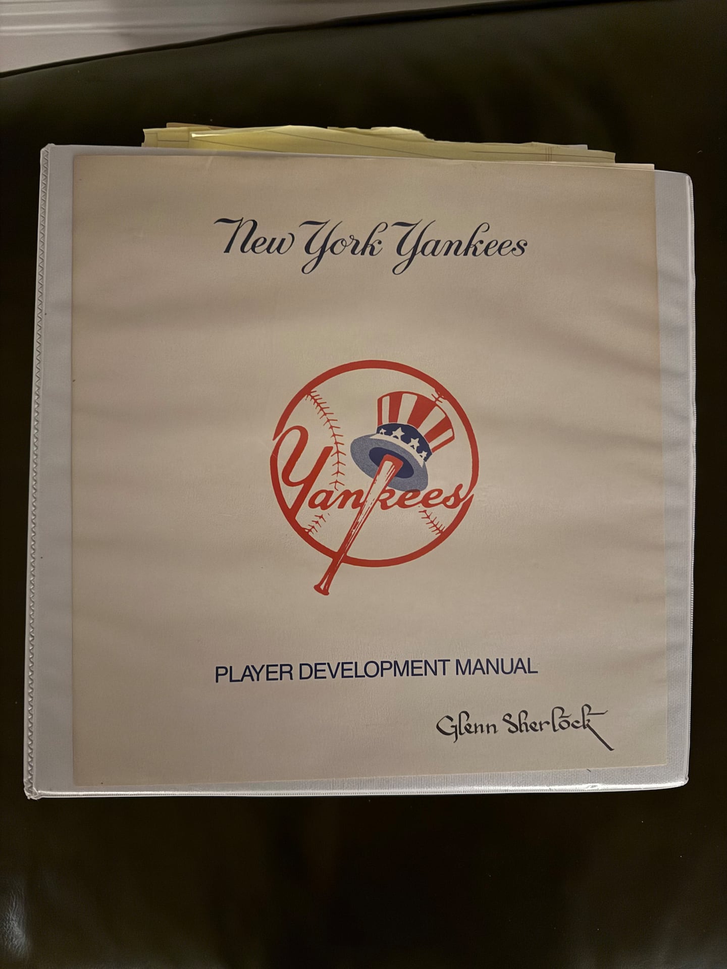 In the early 1990s, Glenn Sherlock was among the farm system personnel charged with developing the Yankees’ player development manual.
