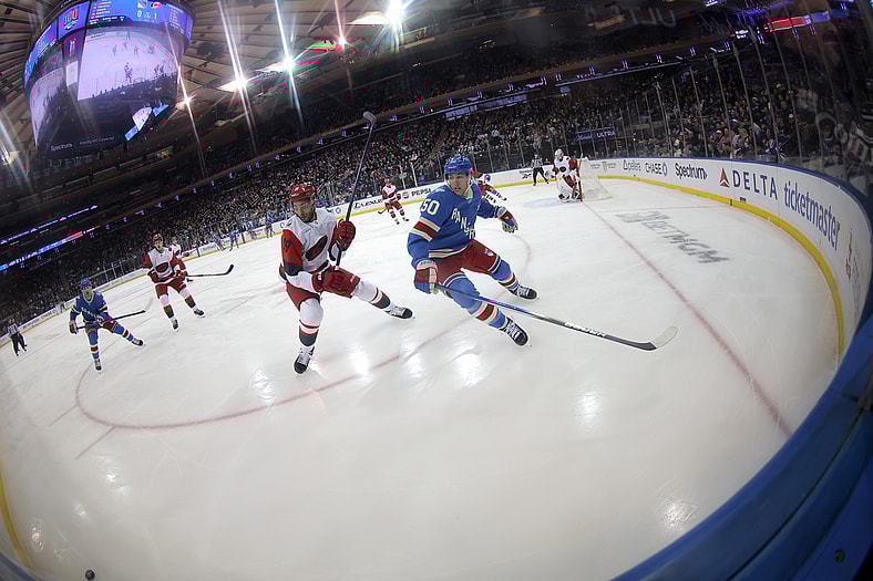 NHL: Carolina Hurricanes at New York Rangers